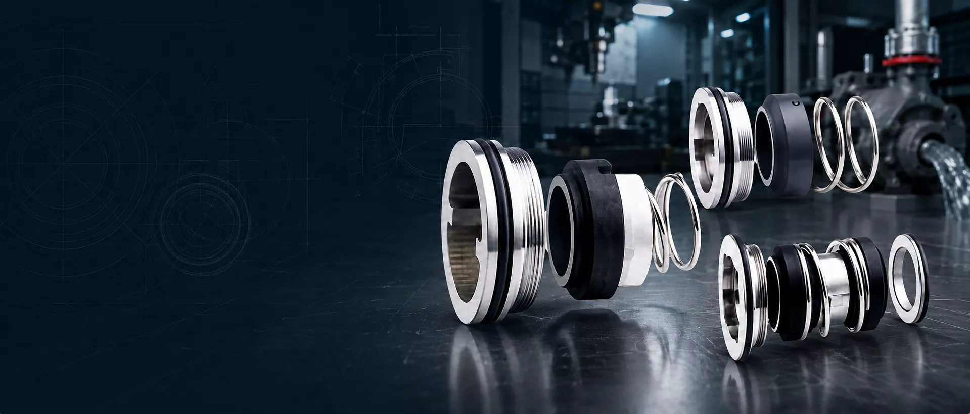 Fabrik für mechanische Patronendichtungen in China